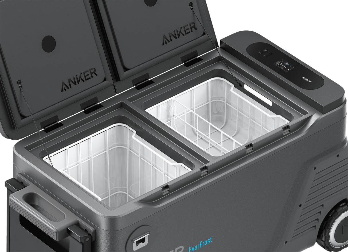 Anker EverFrost Kühlbox 50 Akku 299 Wh -20°C bis +20°C 2-Zonen mit Ersatzakku