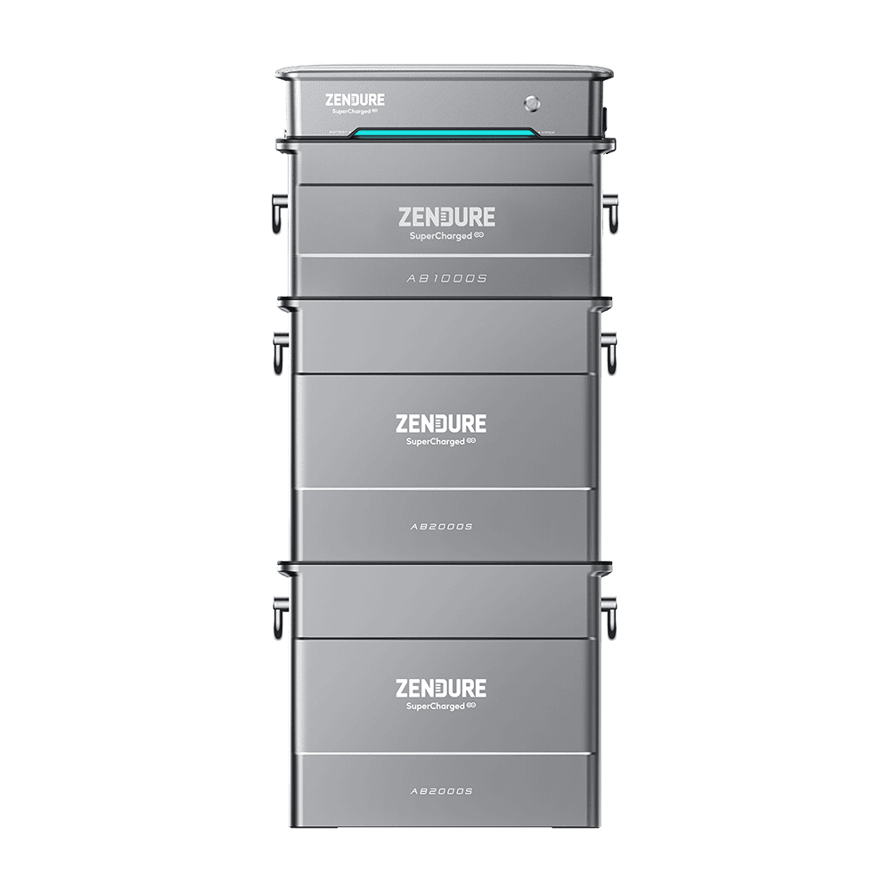 Zendure AIO Pro 1200 SolarFlow System Hyper 2000 mit AB1000S Erweiterungsbatterie