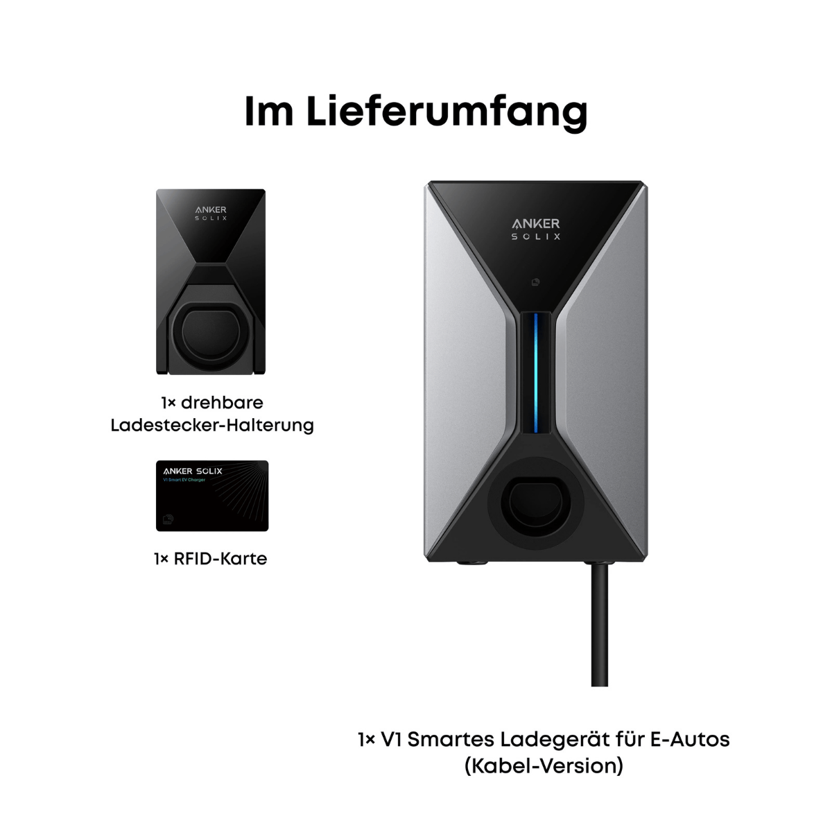 Anker Solix V1 intelligentes EV-Ladegerät