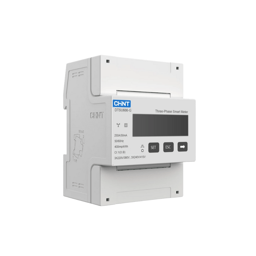 Solplanet Smartmeter CHINT DTSU666 inklusive 3 Stk. NCTK-24-250A 250A/50mA