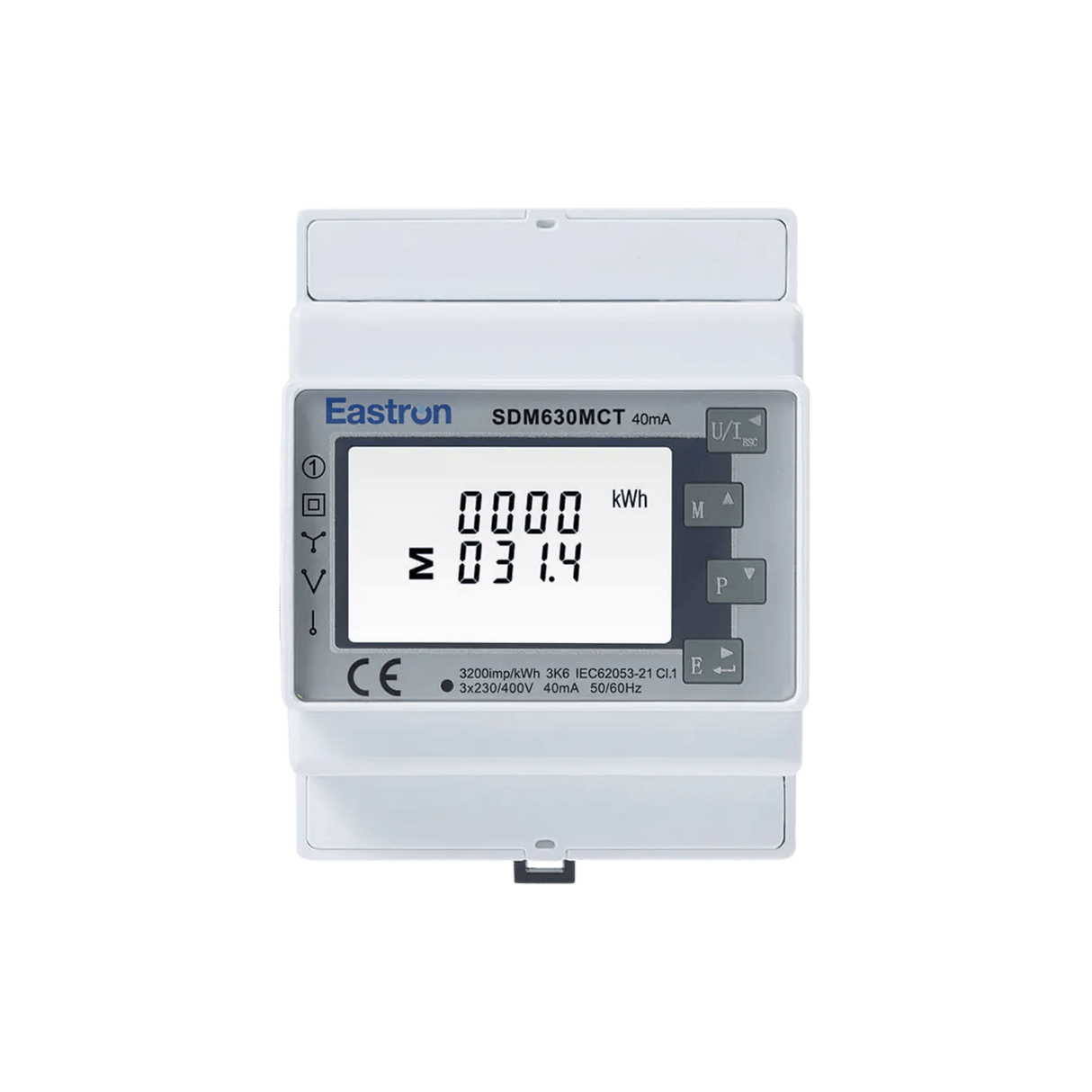 Solplanet Smart Meter 3-Phasig 120A/40mA mit PV-Modus für die Berechnung des phasenausgeglichenen Energieflusses
