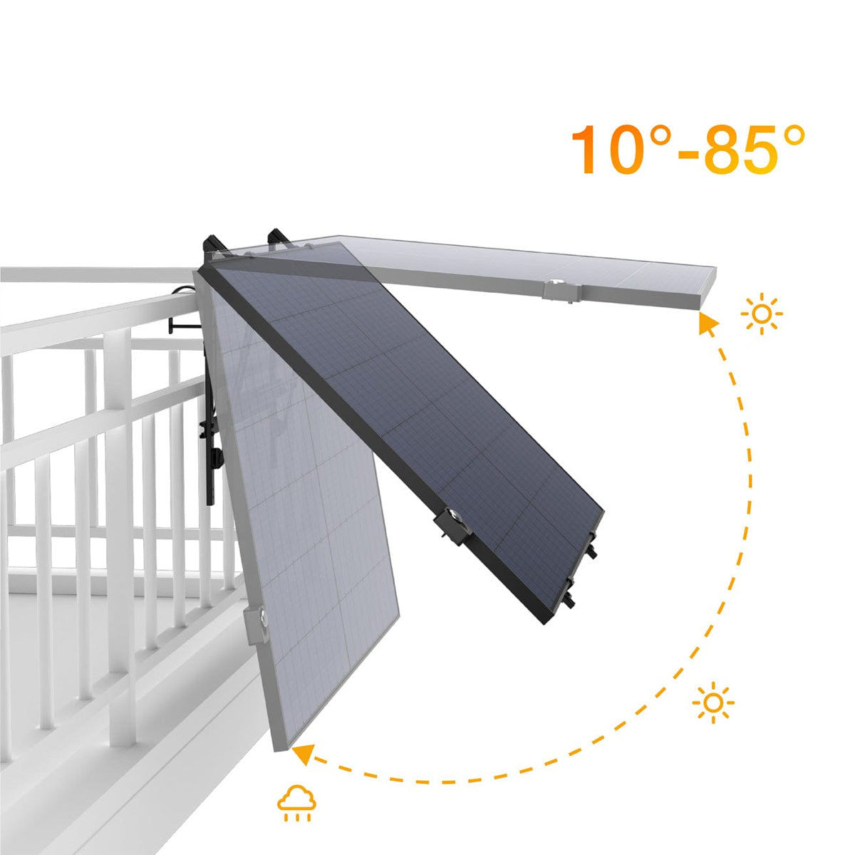 EcoFlow Single Axis Solar Tracker – Nachführsystem Solarpanel höhere Effizienz