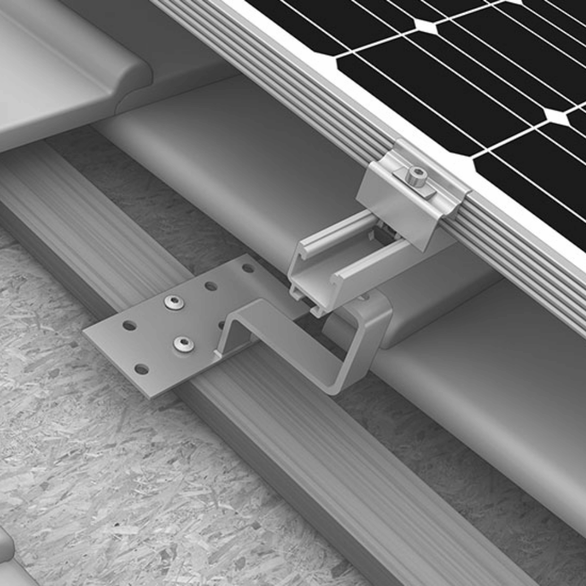 K2 Systems Dachhaken für Pfannenziegel SolidHook PAN H47/134 30x6
