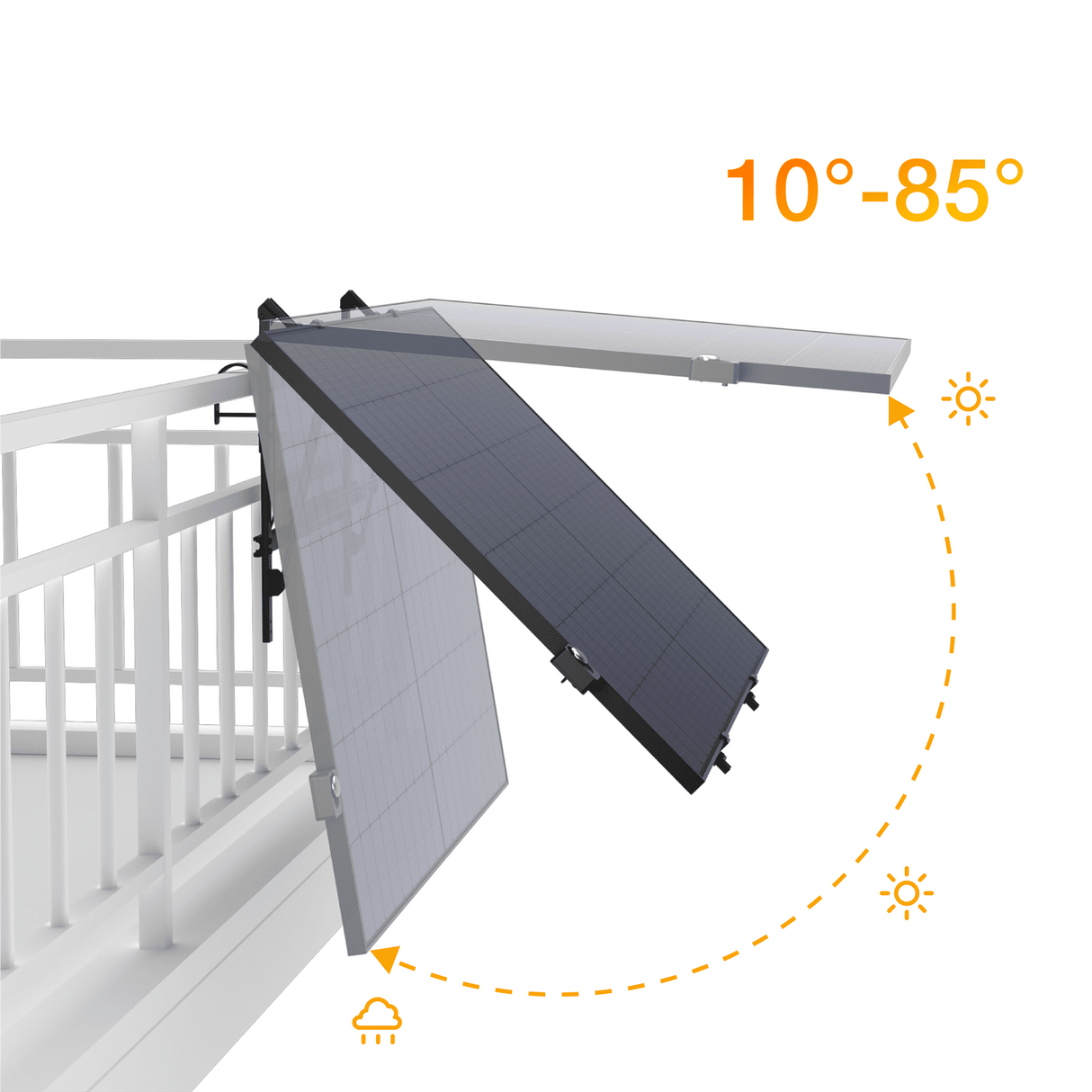 EcoFlow Solar Tracker Single Axis schwarz