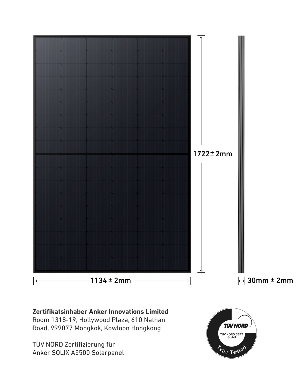 Anker SOLIX Balkonkraftwerk 2× RS40B Panel 410W, Mikro-Wechselrichter 600W/800W, ohne Halterung xxx EOL