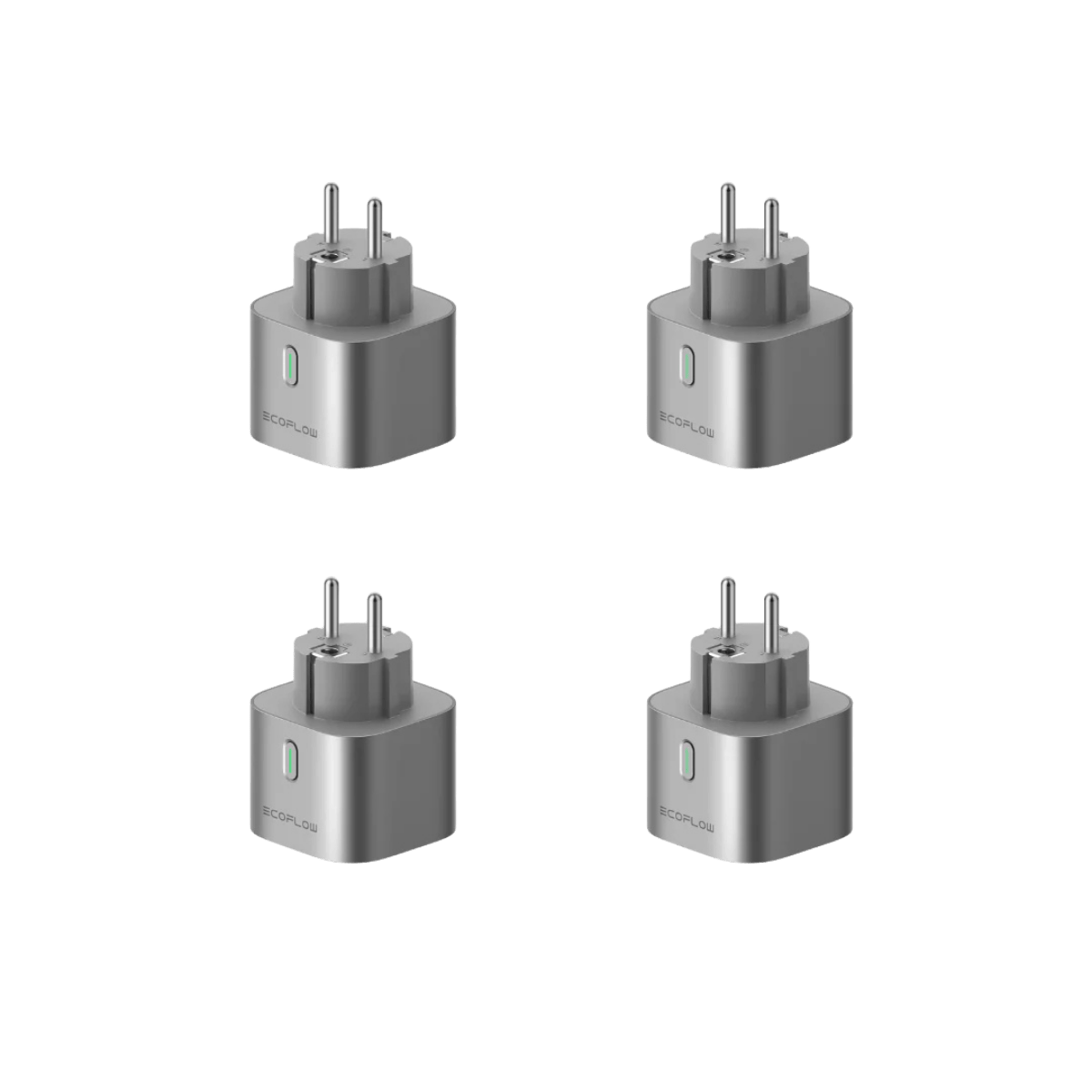 ECOFLOW Smart Plug 4er Pack WiFi Bluetooth 2500W Energieüberwachung