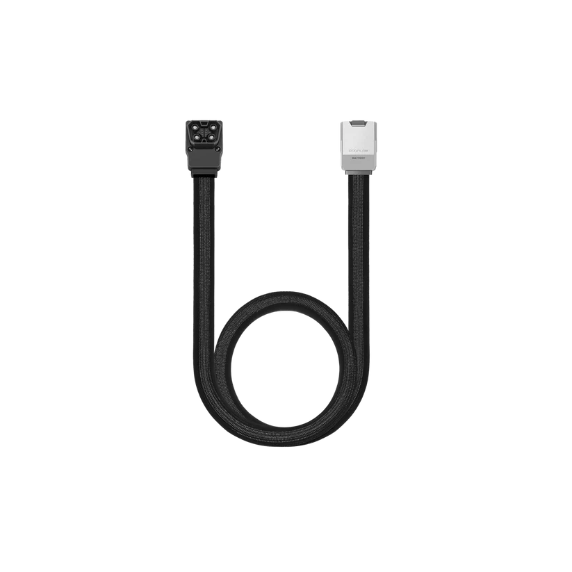 EcoFlow Delta Pro 3 Delta Pro Zusatzbatteriekabel – Verbindungskabel 0,85m 2m schwarz