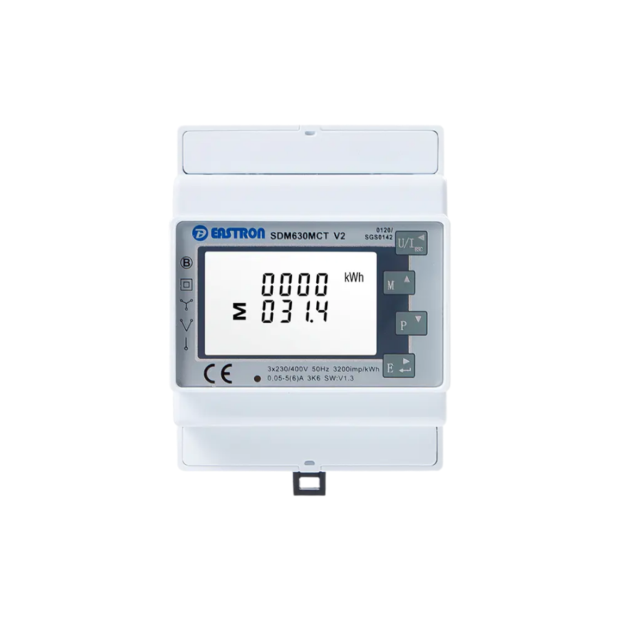 Solplanet EASTRON SDM630MCT V2 Smart Meter 3-Phasig 250A/1A mit PV-Modus
