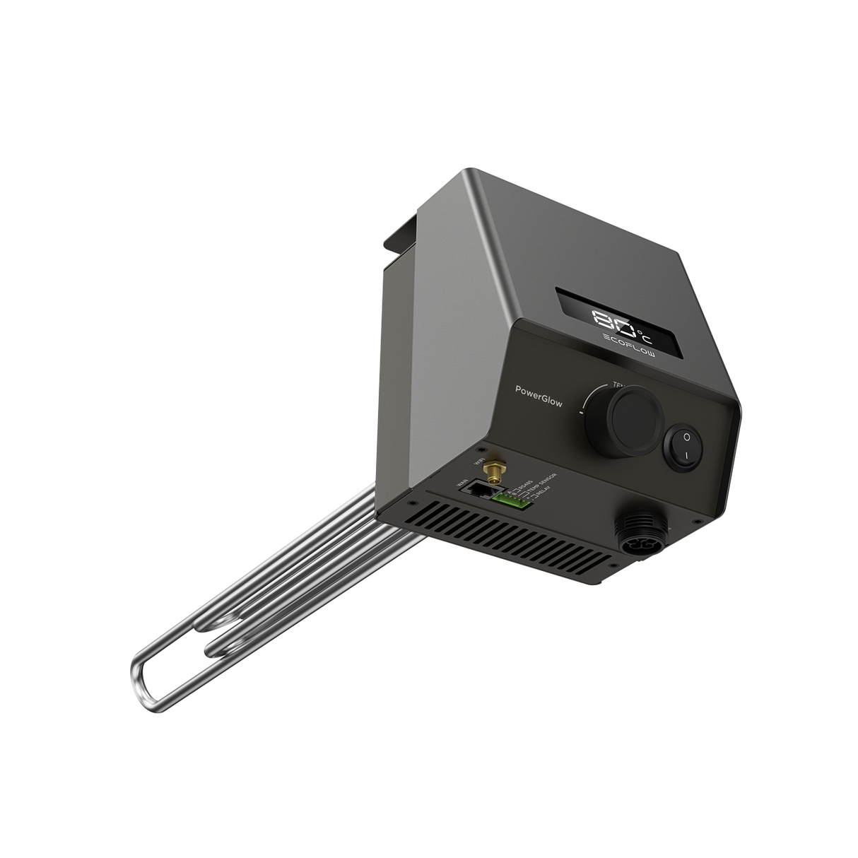 EcoFlow PowerGlow Immersion Heater – Tauchsieder Warmwasser Heizelement für Solarspeicher