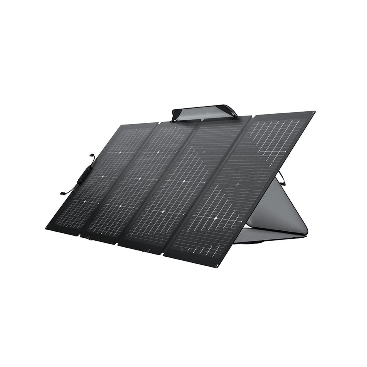 EcoFlow bifaziales Solarpanel schwarz 220 W