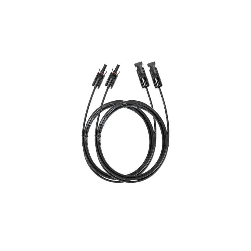 EcoFlow Solar Extension Cable 3m MC4 Verlängerungskabel für Solarpanele schwarz