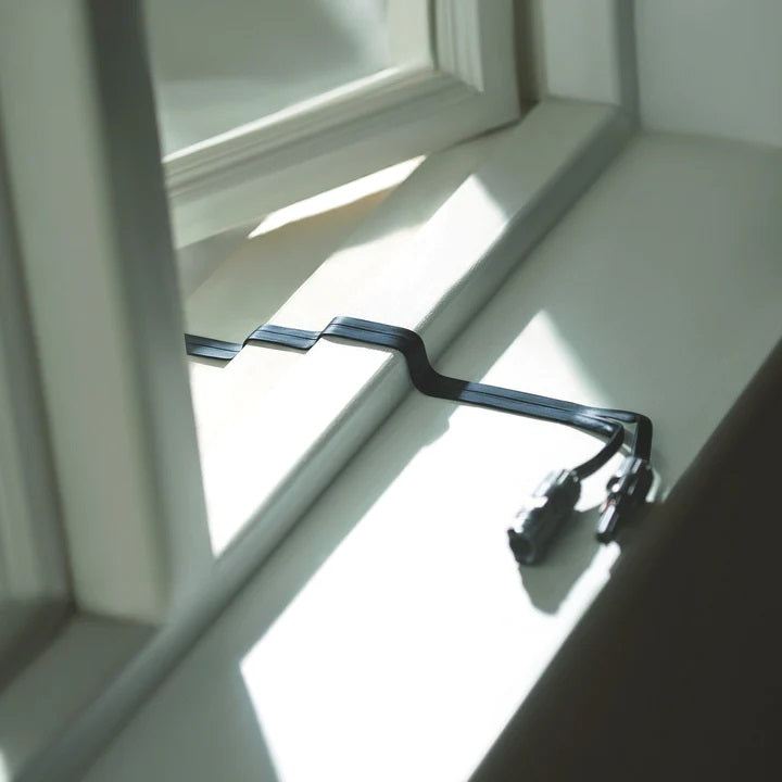 EcoFlow Superflaches Kabel 0,5 m schwarz kompatibel mit PowerStream Solarpanel Anschluss