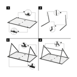 EcoFlow Adjustable Ground Suspended Solar Bracket Boden Wand Halterung Solarpanel