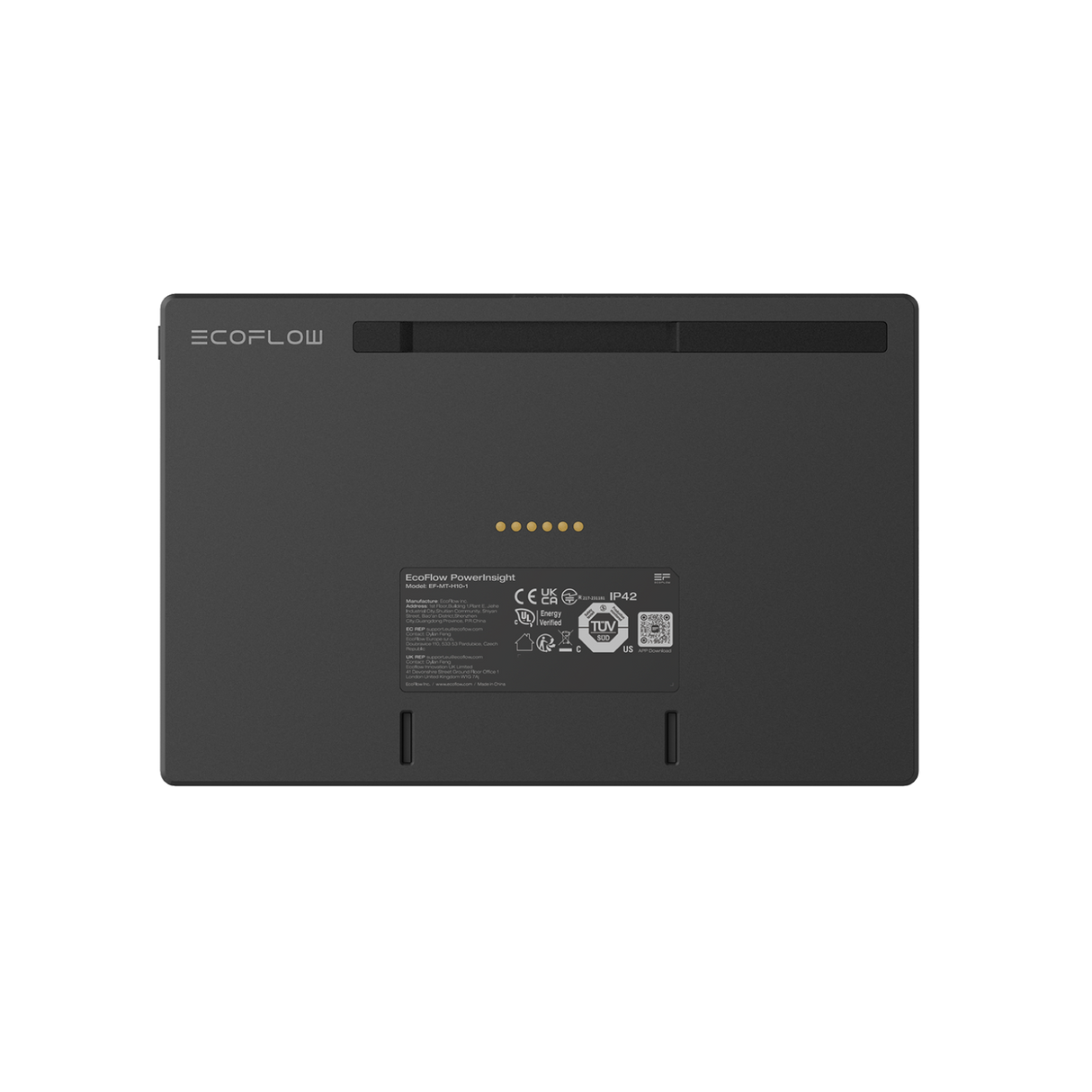 EcoFlow PowerInsight EU schwarz 10 Zoll Touchscreen Hausenergie Monitor Display