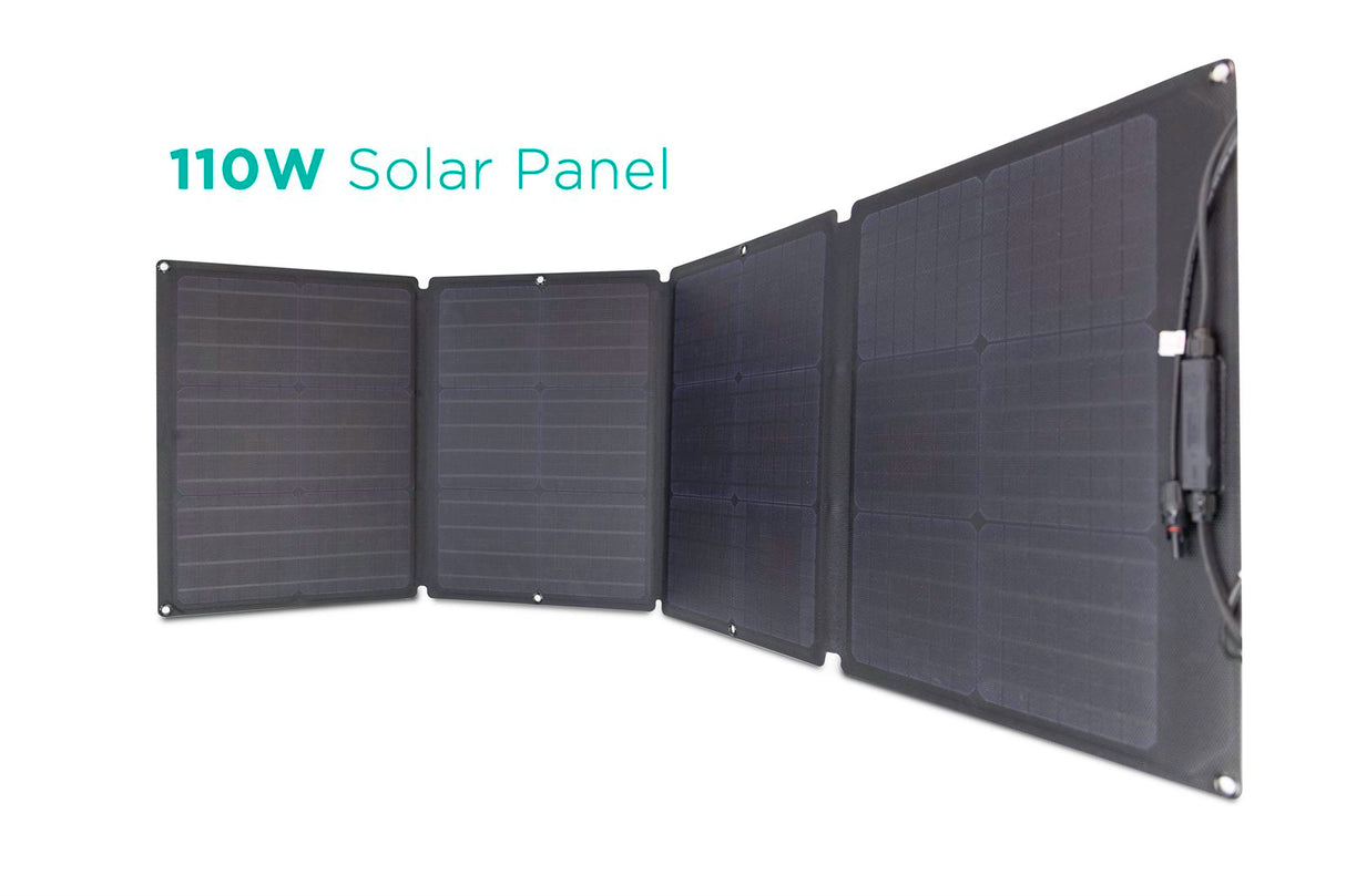 EcoFlow Solarpanel tragbar schwarz 110 W