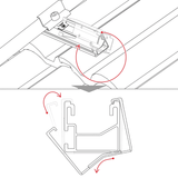 K2 Systems BlackCover Singlerail 36 - schwarz
