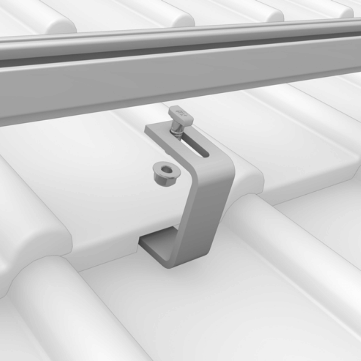 K2 Systems Dachhaken für Pfannenziegel SolidHook PAN H47/134 30x6
