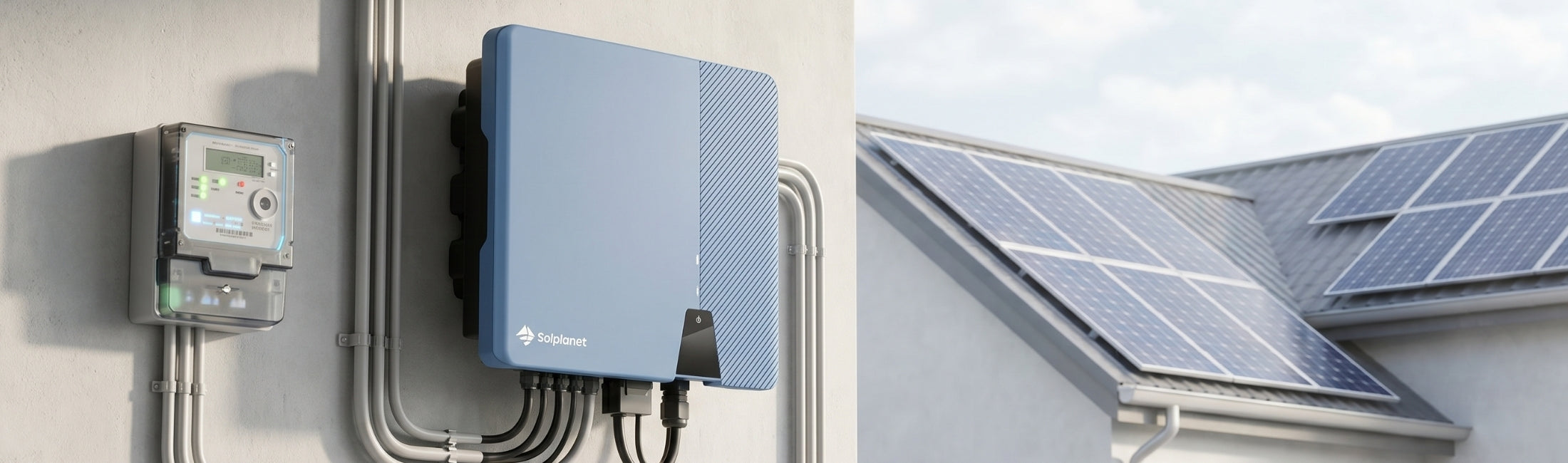 Solplanet Wechselrichter und PV-Systemtechnik für Monitoring und effiziente Solarstromnutzung