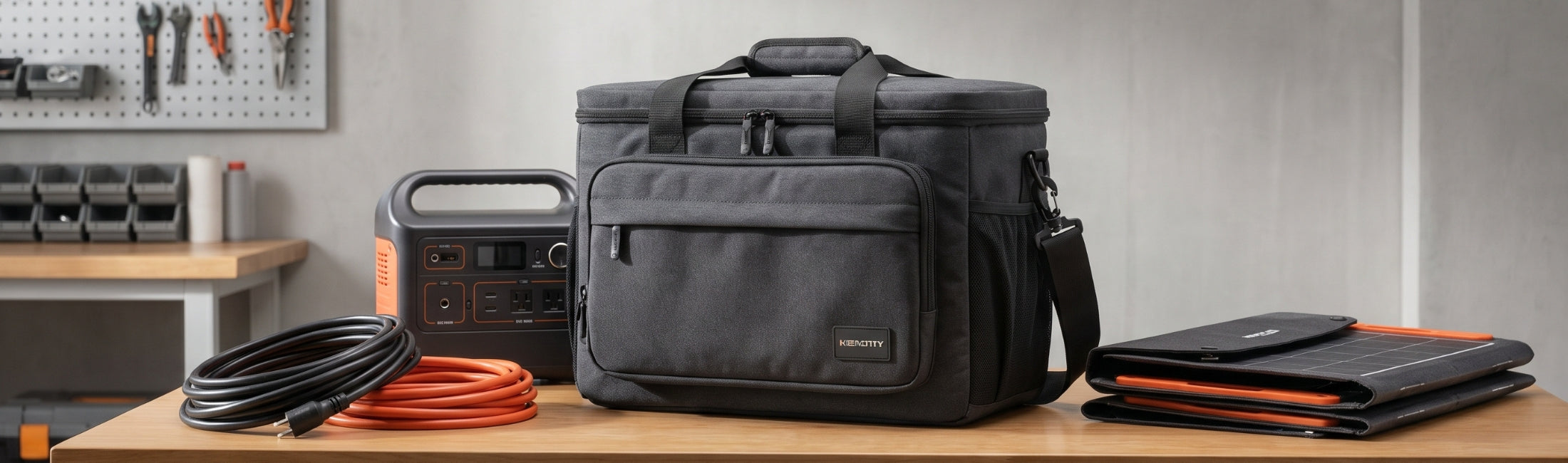 Schutztaschen und Transporttaschen für Powerstations, Solarpanel-Zubehör und mobile Energieausrüstung