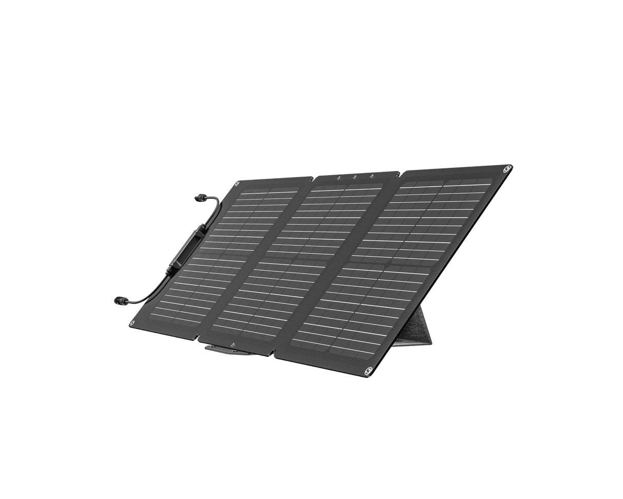 EcoFlow Solarpanel tragbar schwarz 60 W