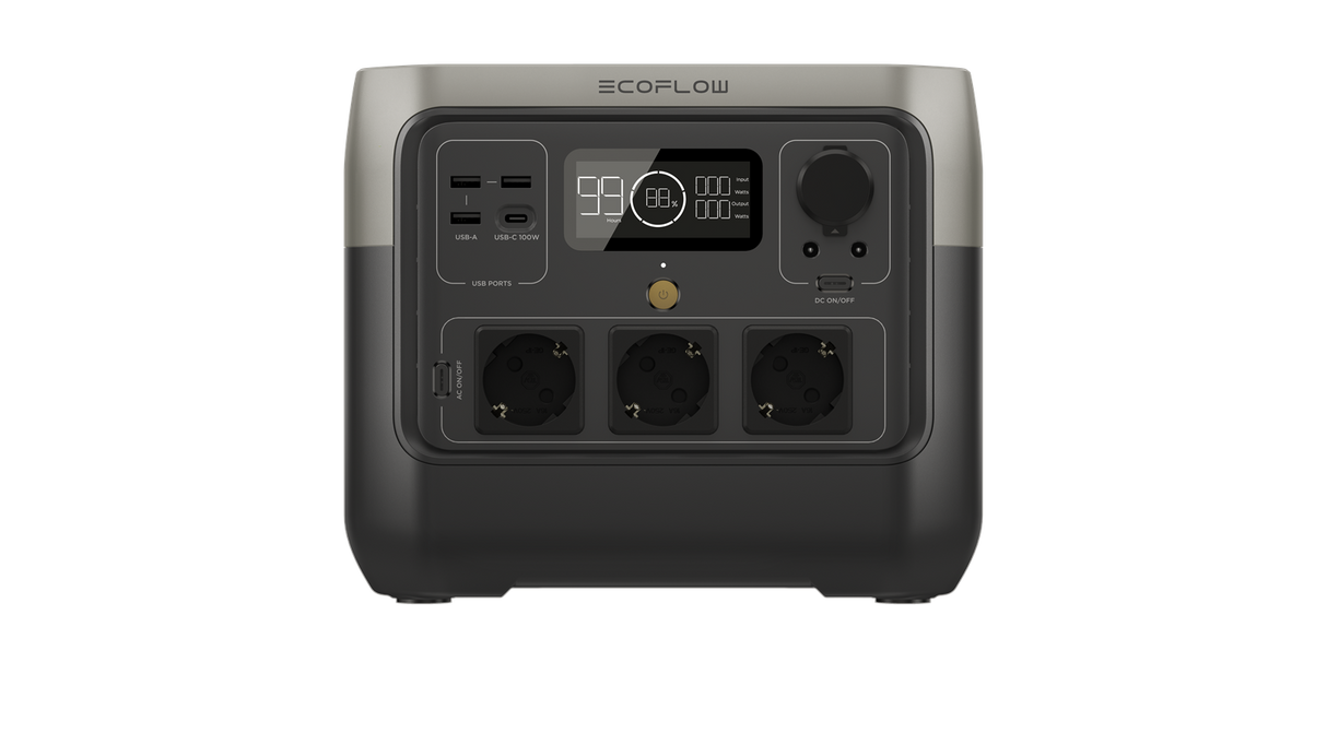 EcoFlow Powerstation RIVER 2 Pro schwarz